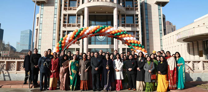  72nd Republic Day Celebrations at Embassy of India, Beijing